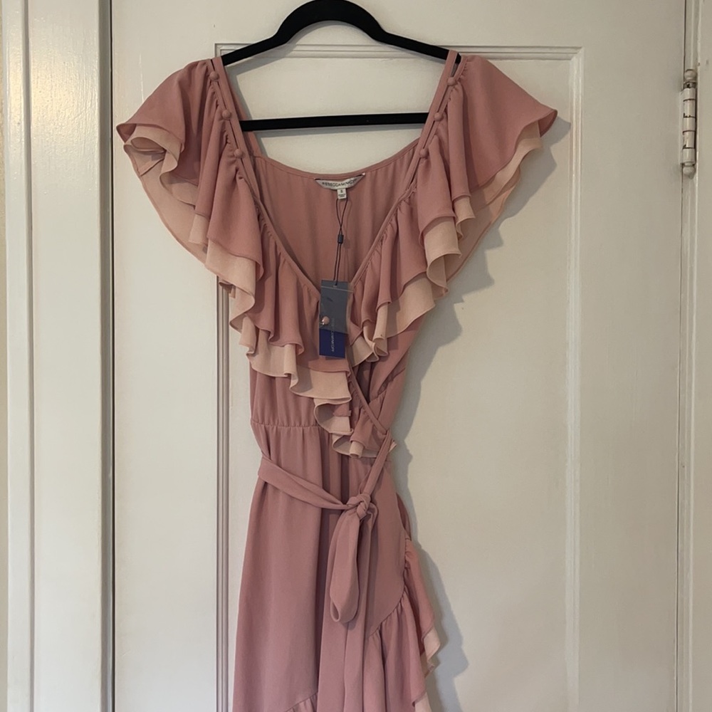 NWT Rebecca Minkoff ruffled wrap dress, size S - Picture 8 of 10